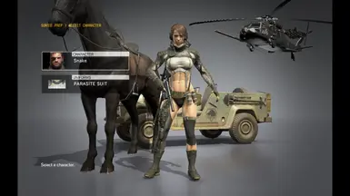 Skull Quiet with ( no visor) over Parasite Suit