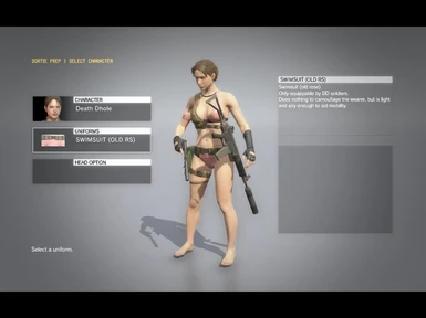 MGSVTPP Swimsuit Old RS Camo