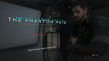 Metal Gear Solid V The Phantom Pain Blue