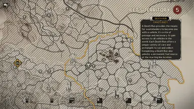 all death runs shown on the map