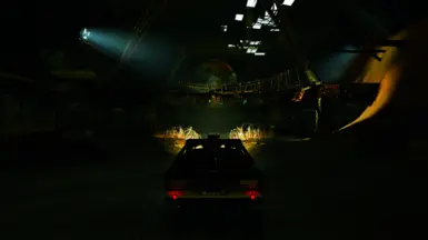 HUD off - no tail light effect