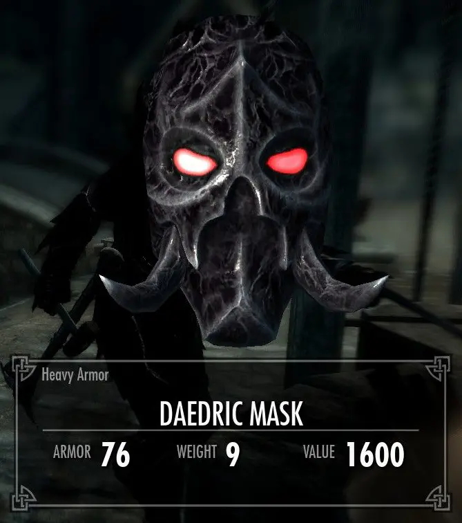 Skyrim маска из dishonored