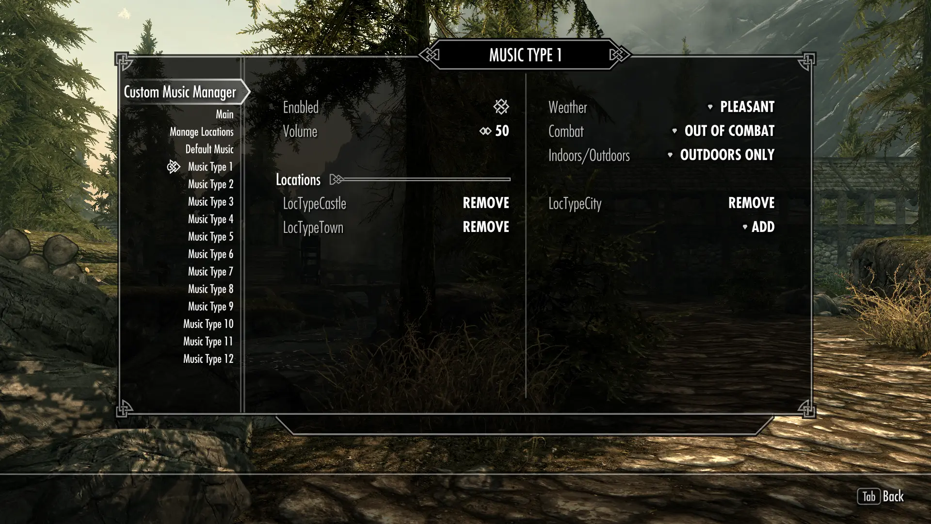 Mod config menu pure. Песня. Из скайрим.