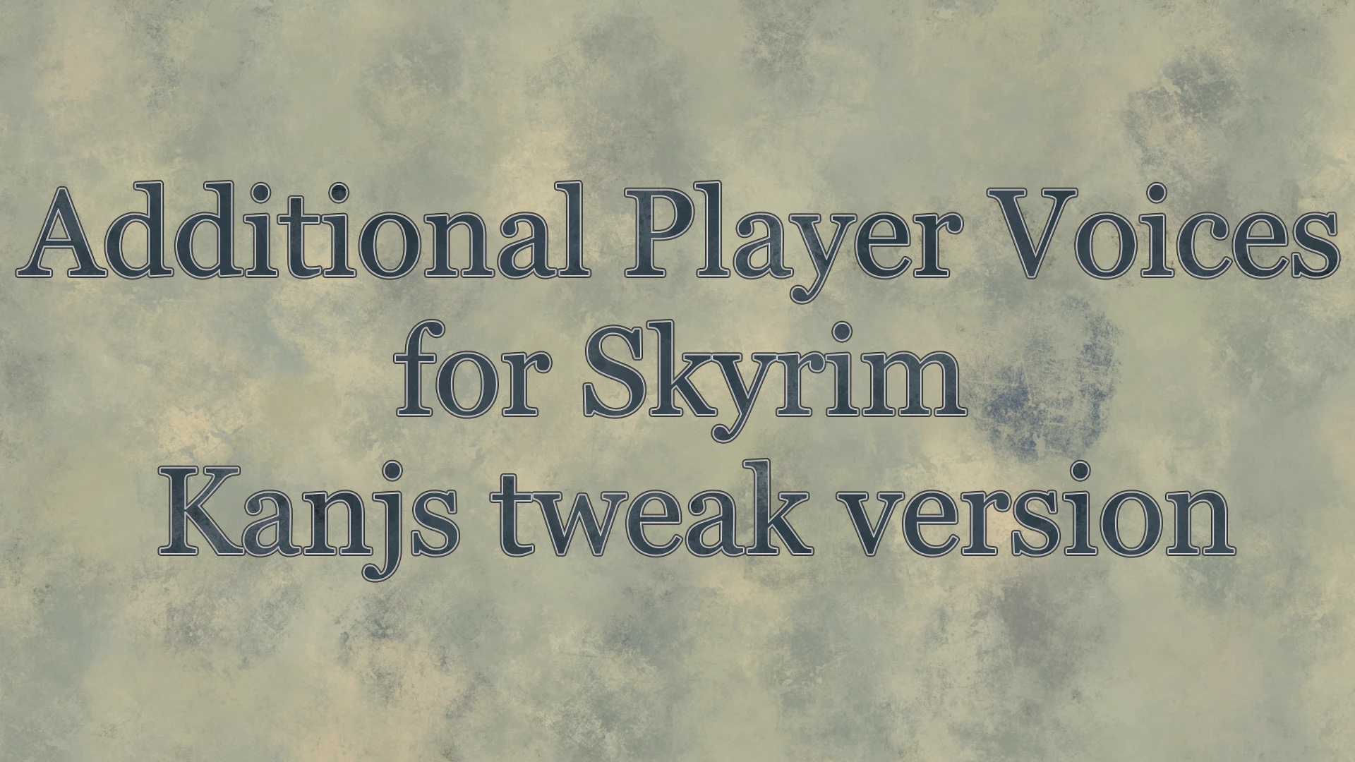 skyrim nexus player voice mod