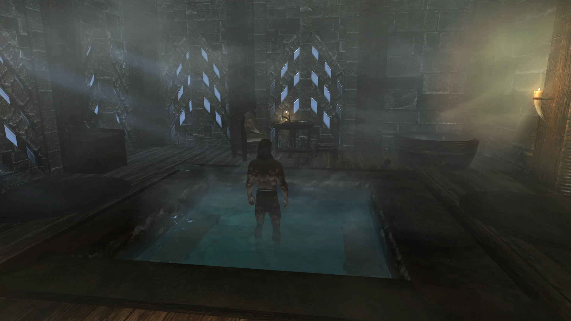 Bathing in skyrim. Ночлежка Хельги скайрим. Ночлежка Хельги.