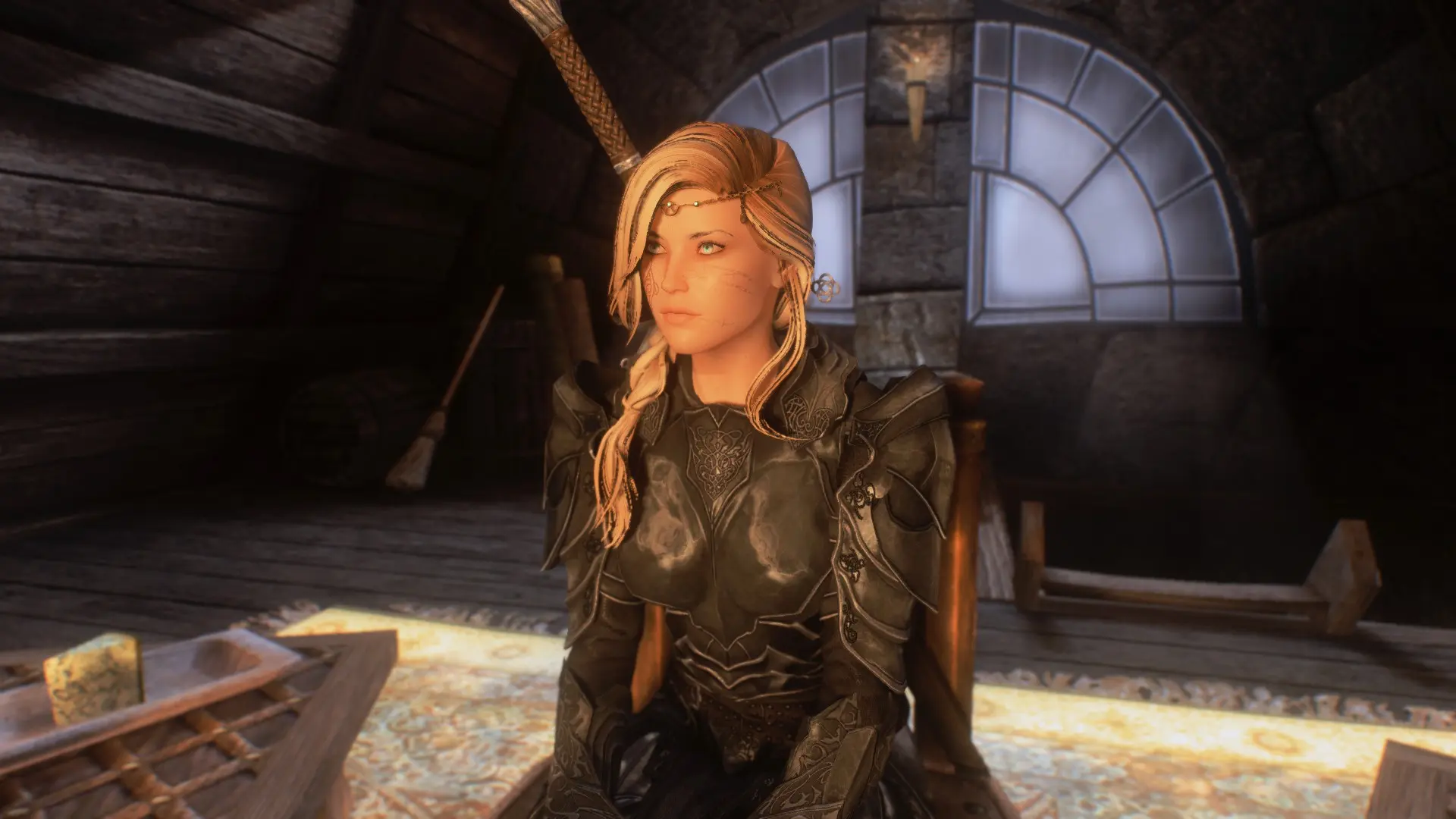 Reshaped Ebony Armor Cbbe Bodyslide At Skyrim Nexus Mods And Community