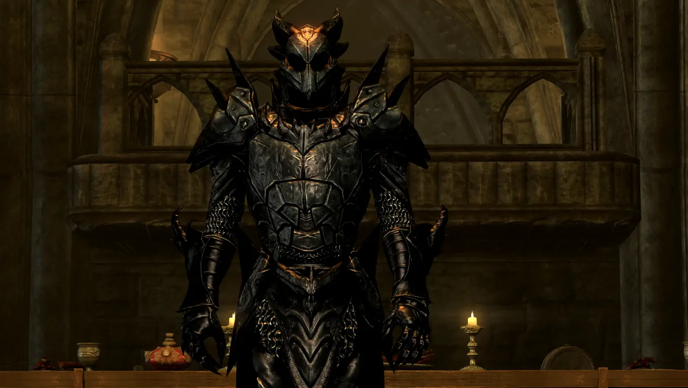 Daedric Light Armor- Mihail Armors and Clothes (LE version) (''eso