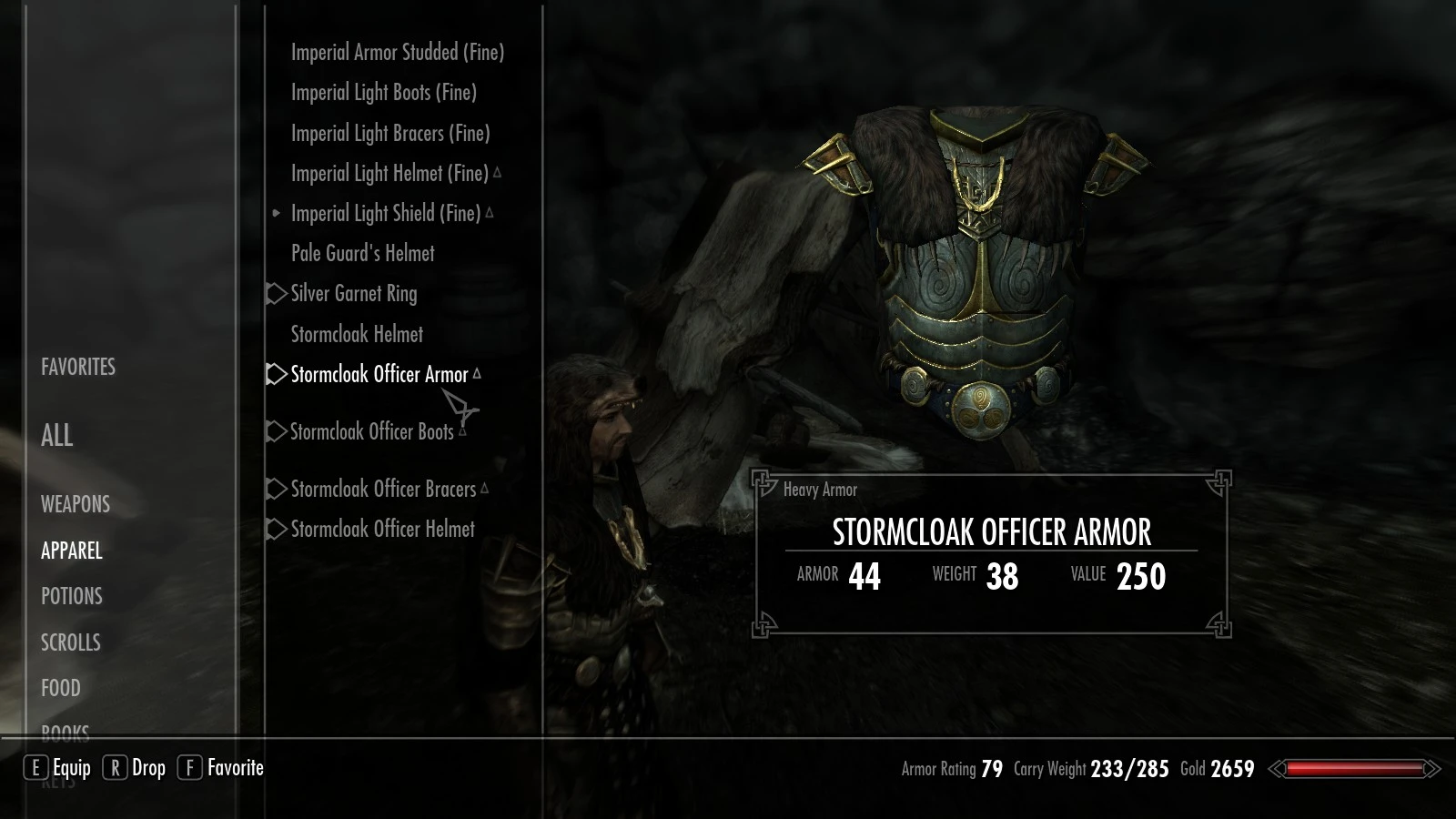 Stormcloak Officer Armor Remastered at Skyrim Nexus - Mods and Community