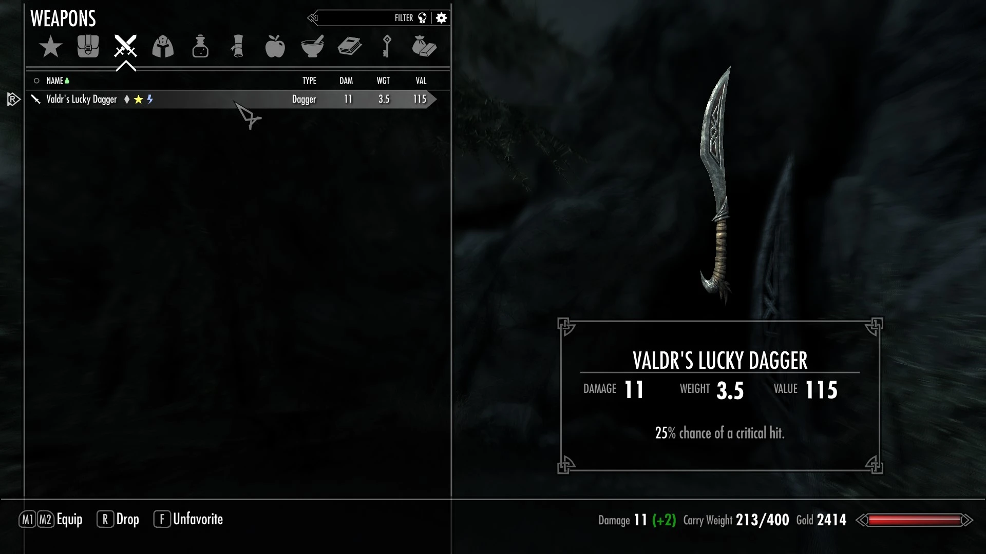 Valdr's Nordic Dagger At Skyrim Nexus - Mods And Community