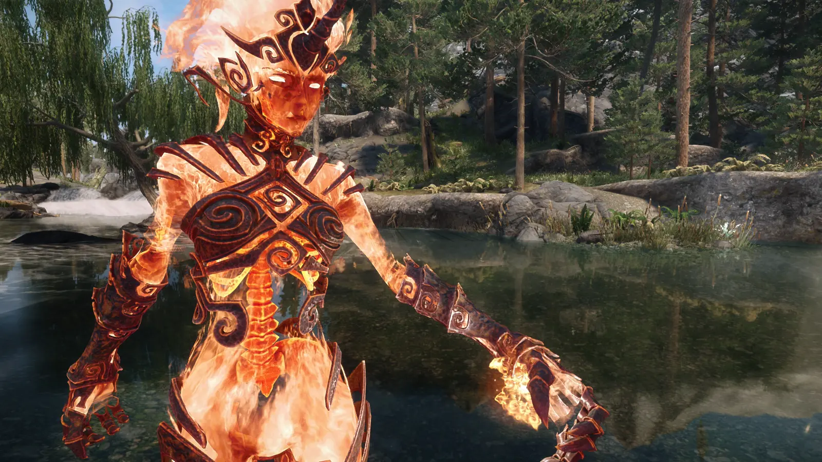 Flame Atronach Le At Skyrim Nexus Mods And Community