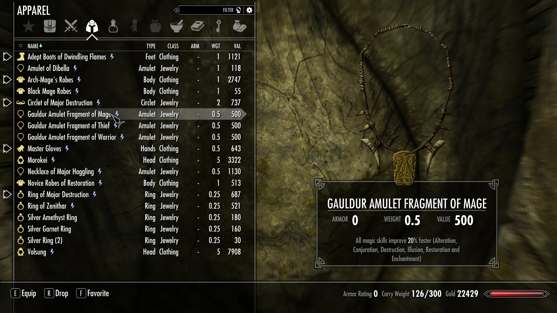 The Gauldur Amulet of Knowledge at Skyrim Nexus - Mods and Community