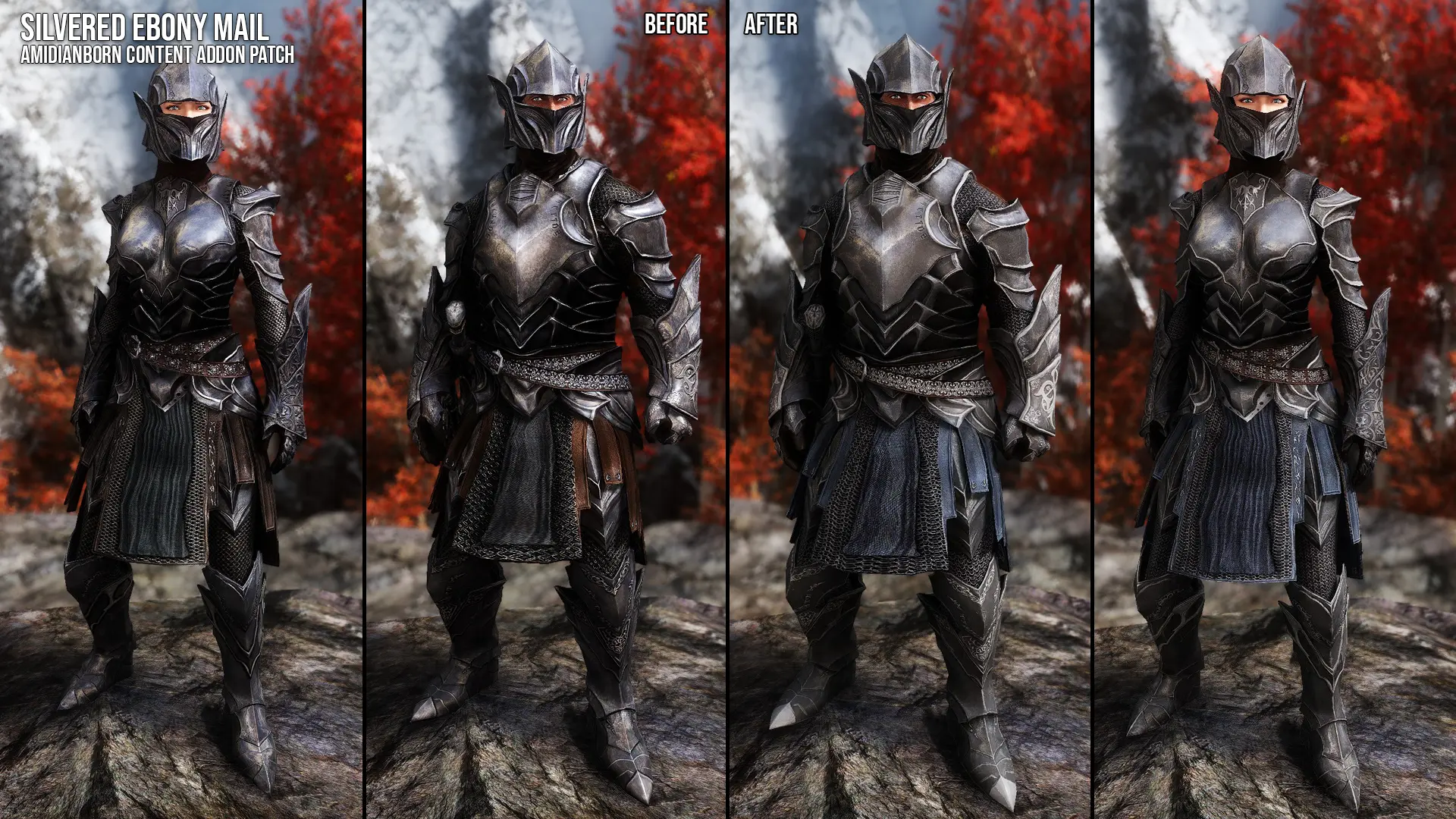 Ebony Armors and Weapons Retexture LE at Skyrim Nexus - Mods and Community