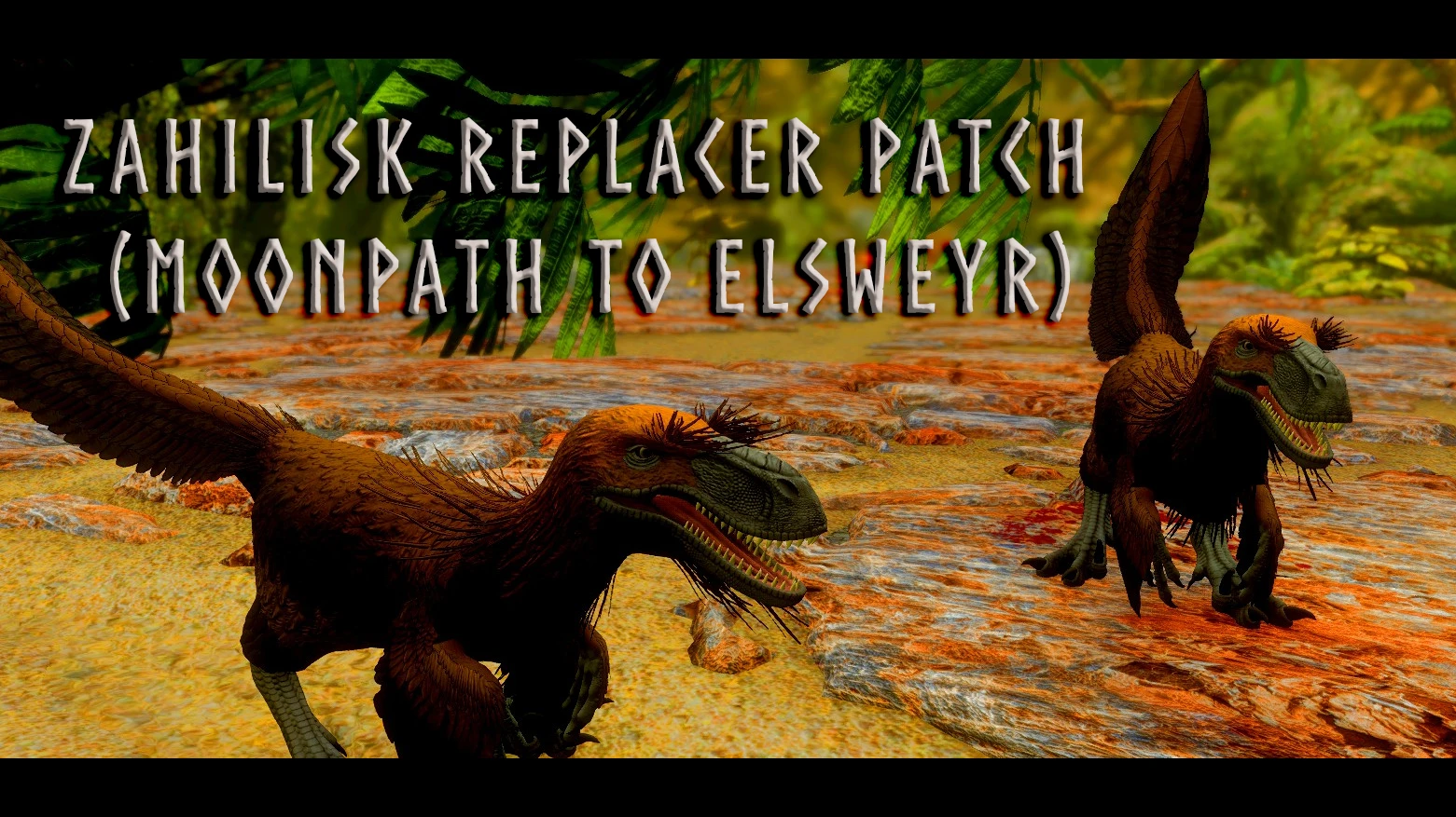 Zahilisk Replacer Patch Moonpath To Elsweyr At Skyrim Nexus Mods
