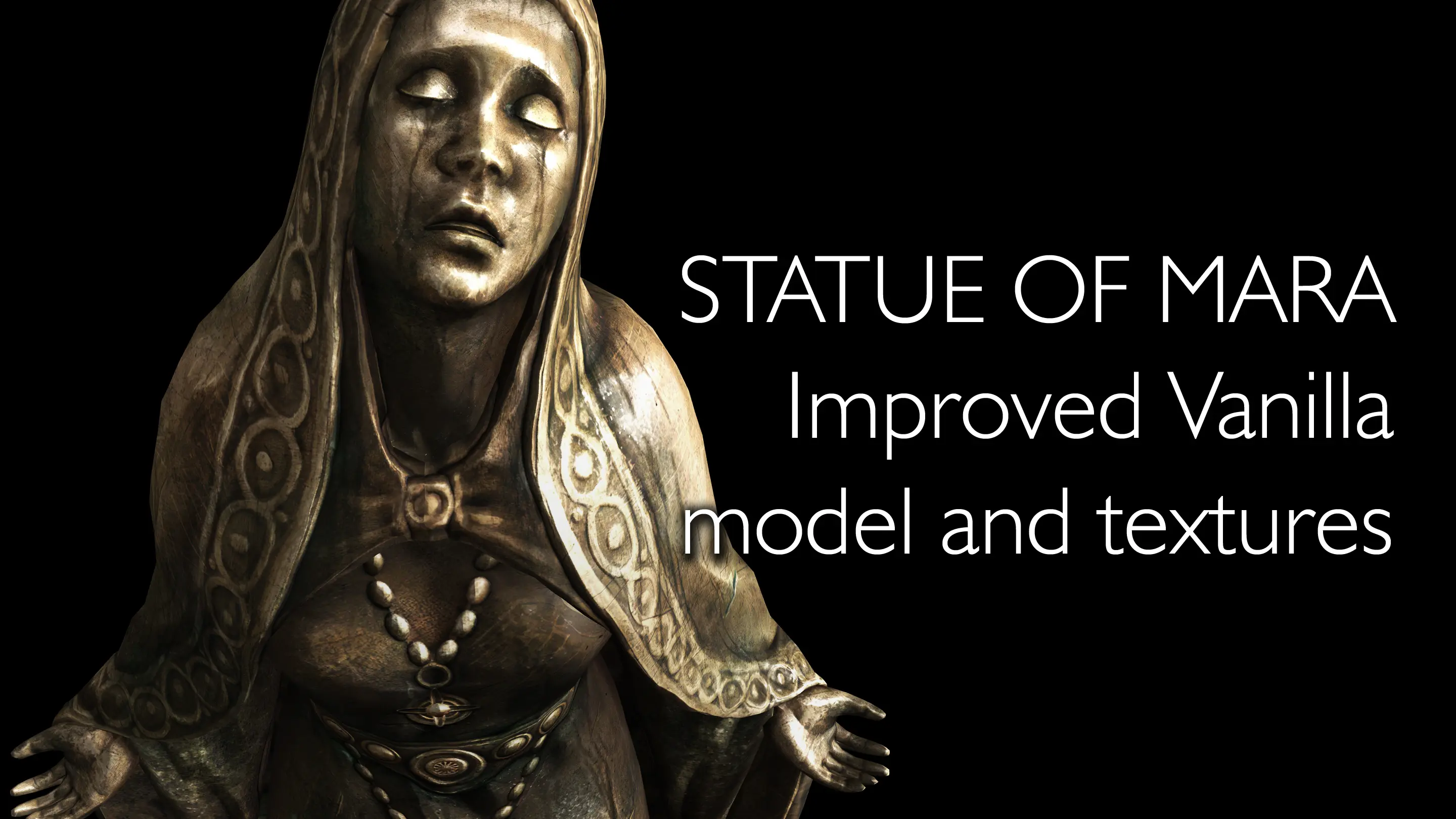 Statue Of Mara Improved Vanilla Models And Textures LE At Skyrim   116969 1701098141 1200979303 