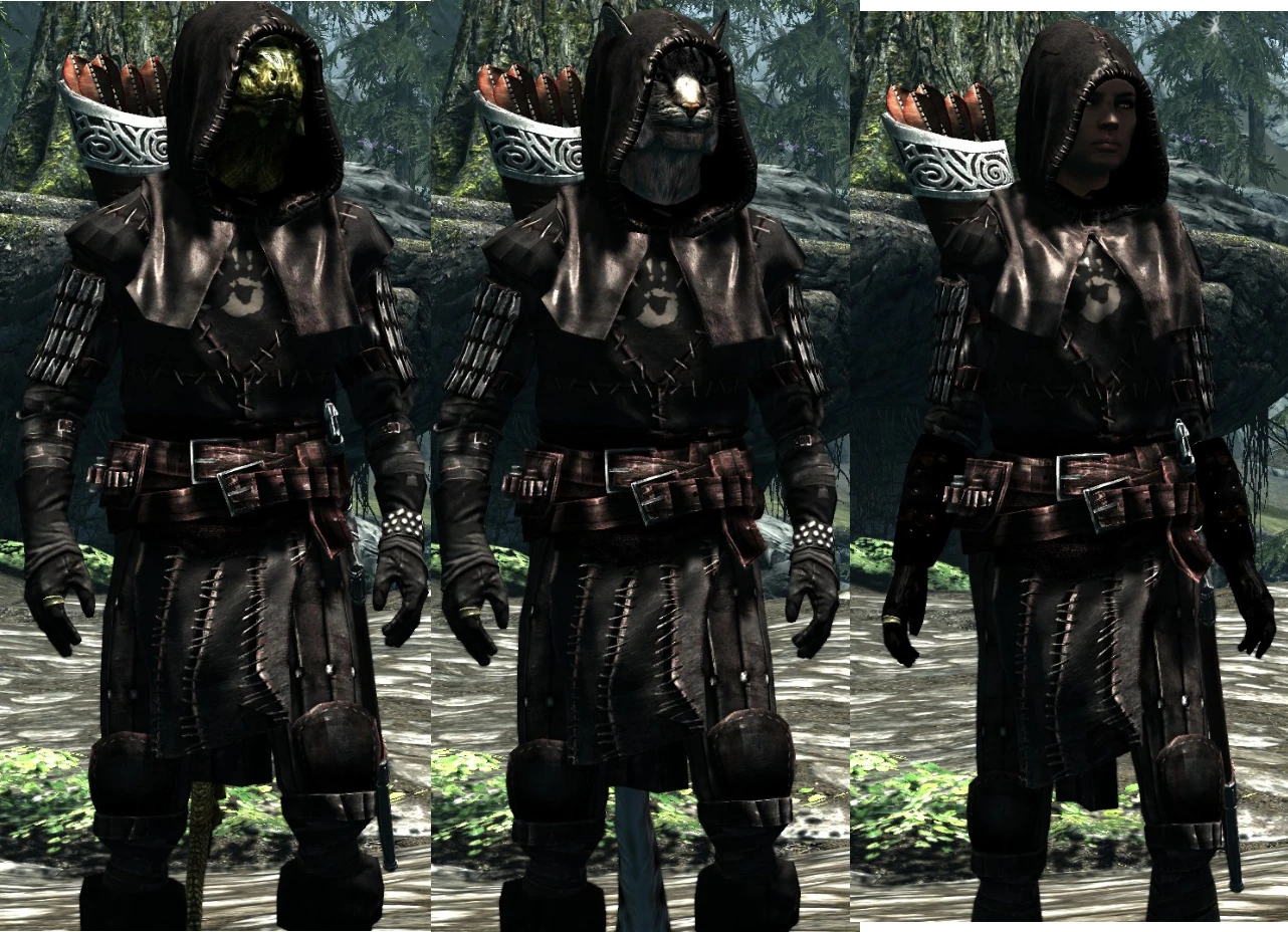 dark brotherhood armor retex remod at skyrim nexus mods and community.
