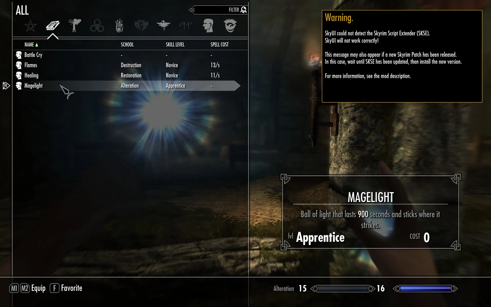 Jays Realistic Candlelight and Magelight Spells at Skyrim Nexus - Mods ...