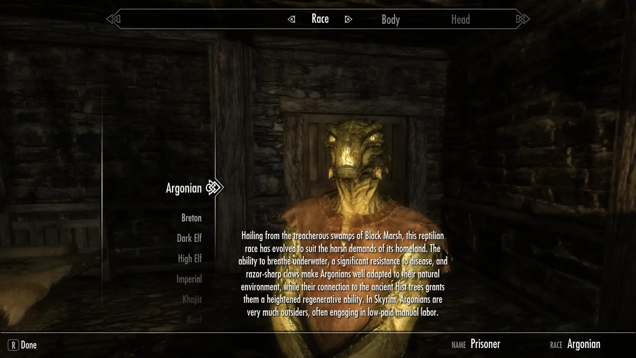 skyrim npc editor racemenu