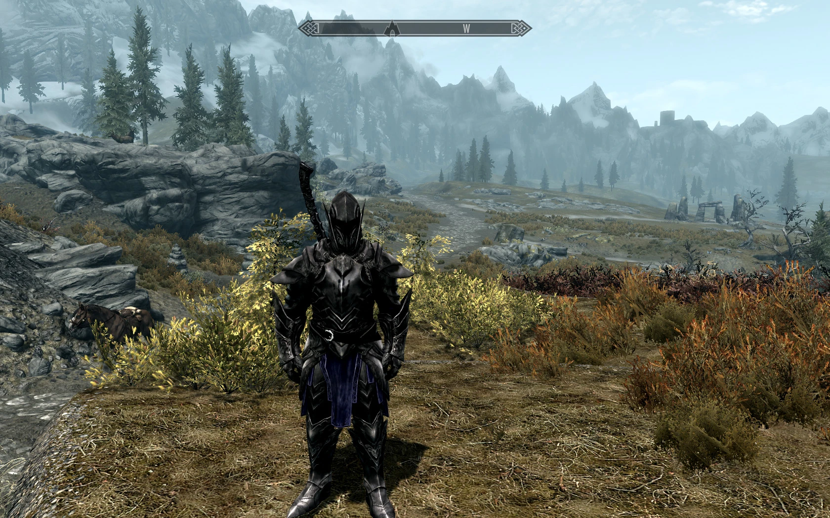 Ebony Armor Fabric Re Color At Skyrim Nexus Mods And Community