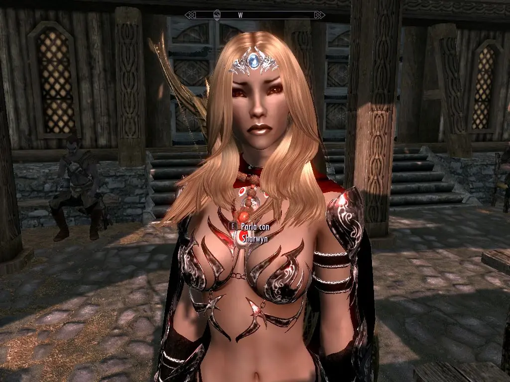 A Wood Elf Ranger follower Sharwyn at Skyrim Nexus - Mods and Community