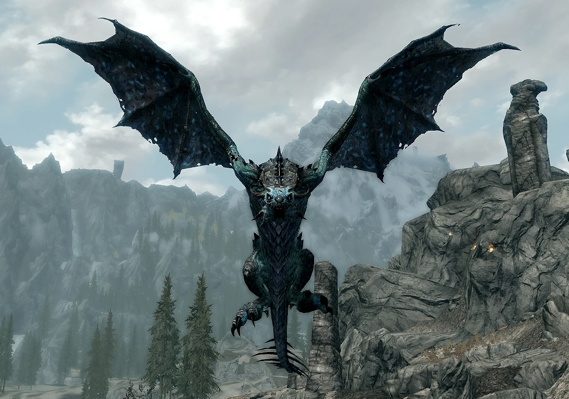 skyrim dragon
