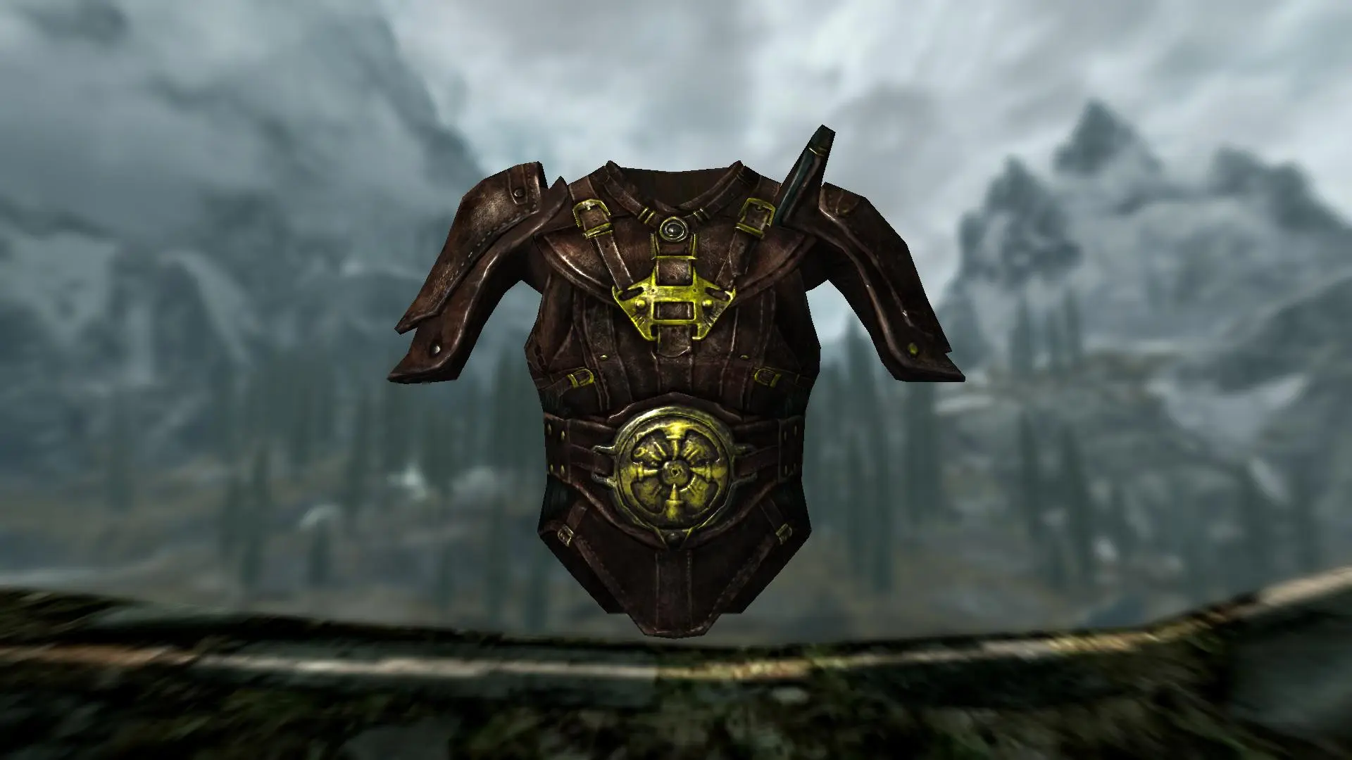 Gold And Dark Leather Armor Retexture At Skyrim Nexus Mods And Community   1960 1 1322534233 