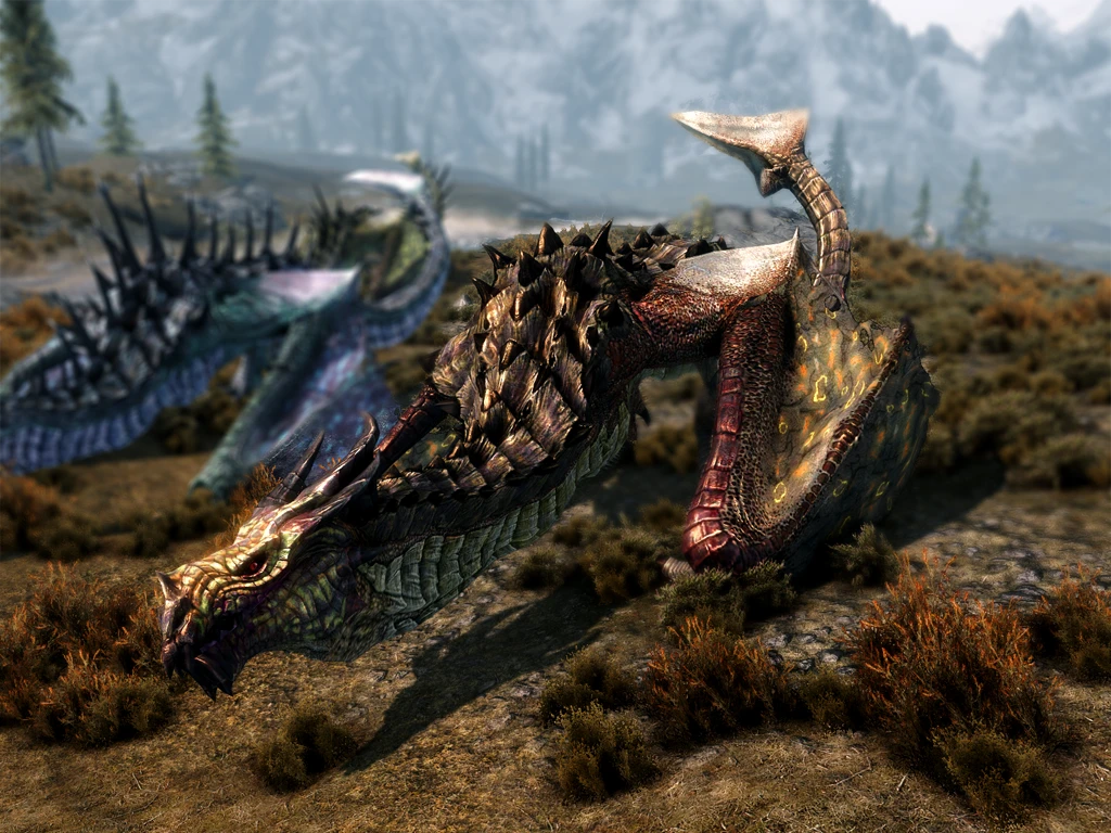 Organic Elemental Dragons at Skyrim Nexus - Mods and Community