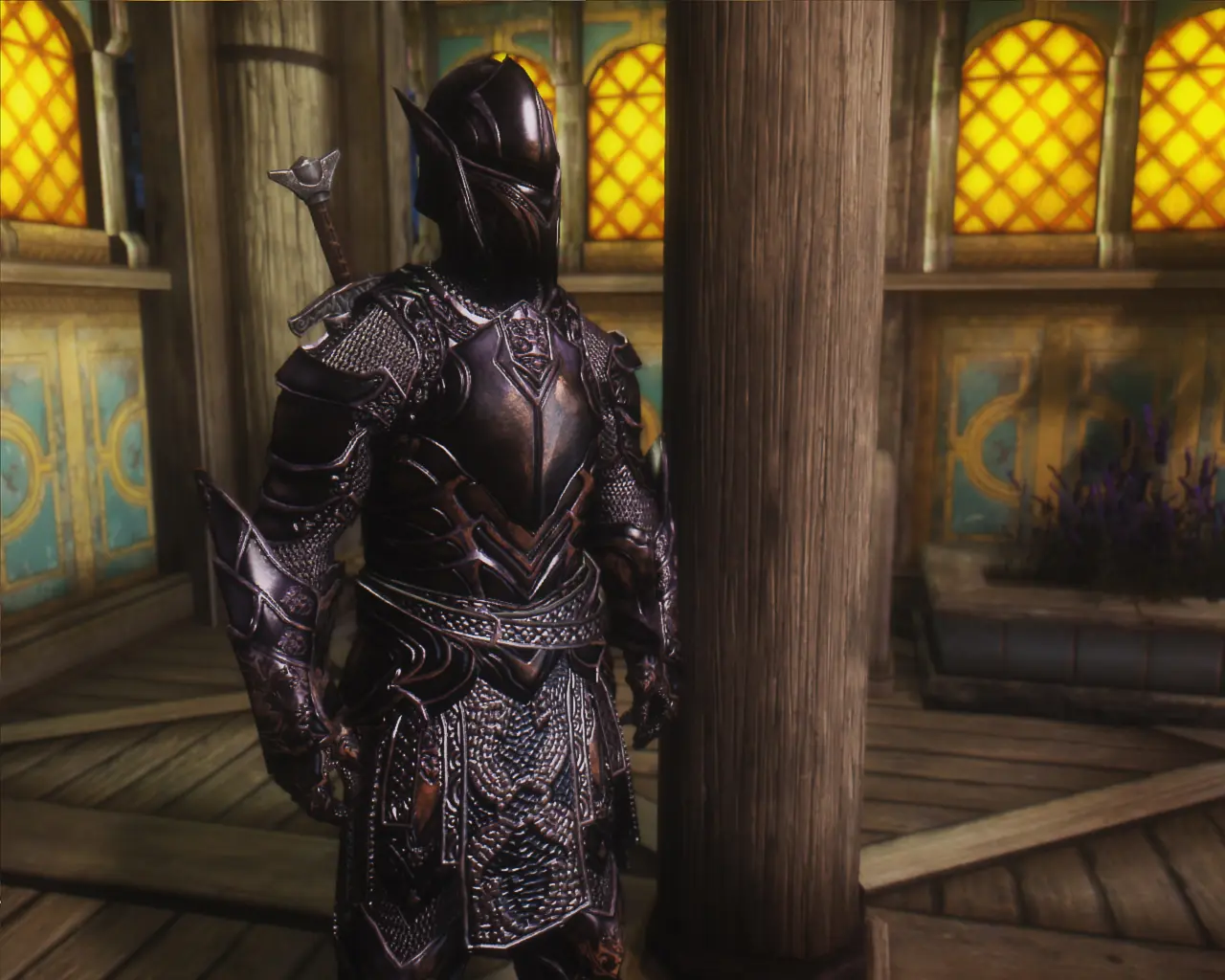 skyrim ebony armor location