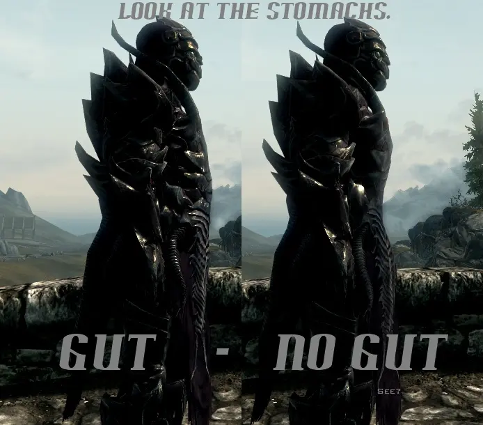 Falmer Heavy Armor - Gut Fix at Skyrim Nexus - Mods and Community