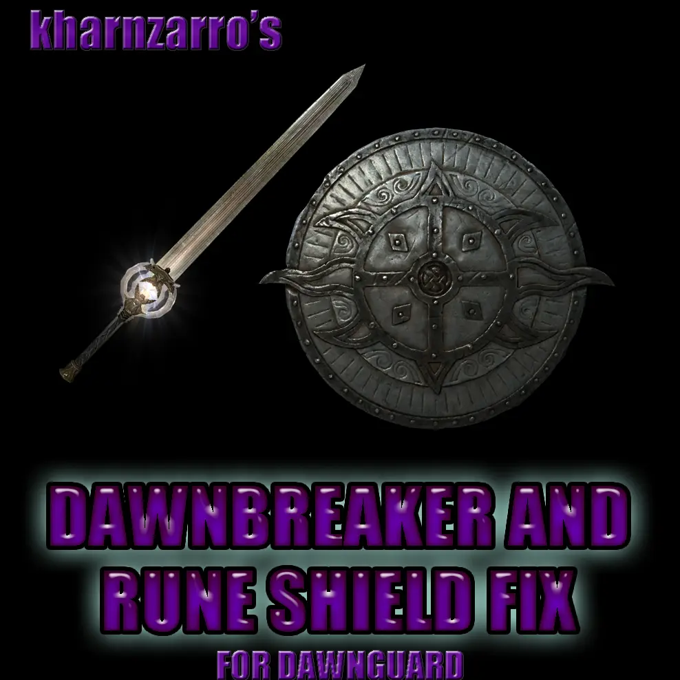 Dawnbreaker And Dawnguard Rune Shield Changes At Skyrim Nexus Mods   22658 1 1345321014 