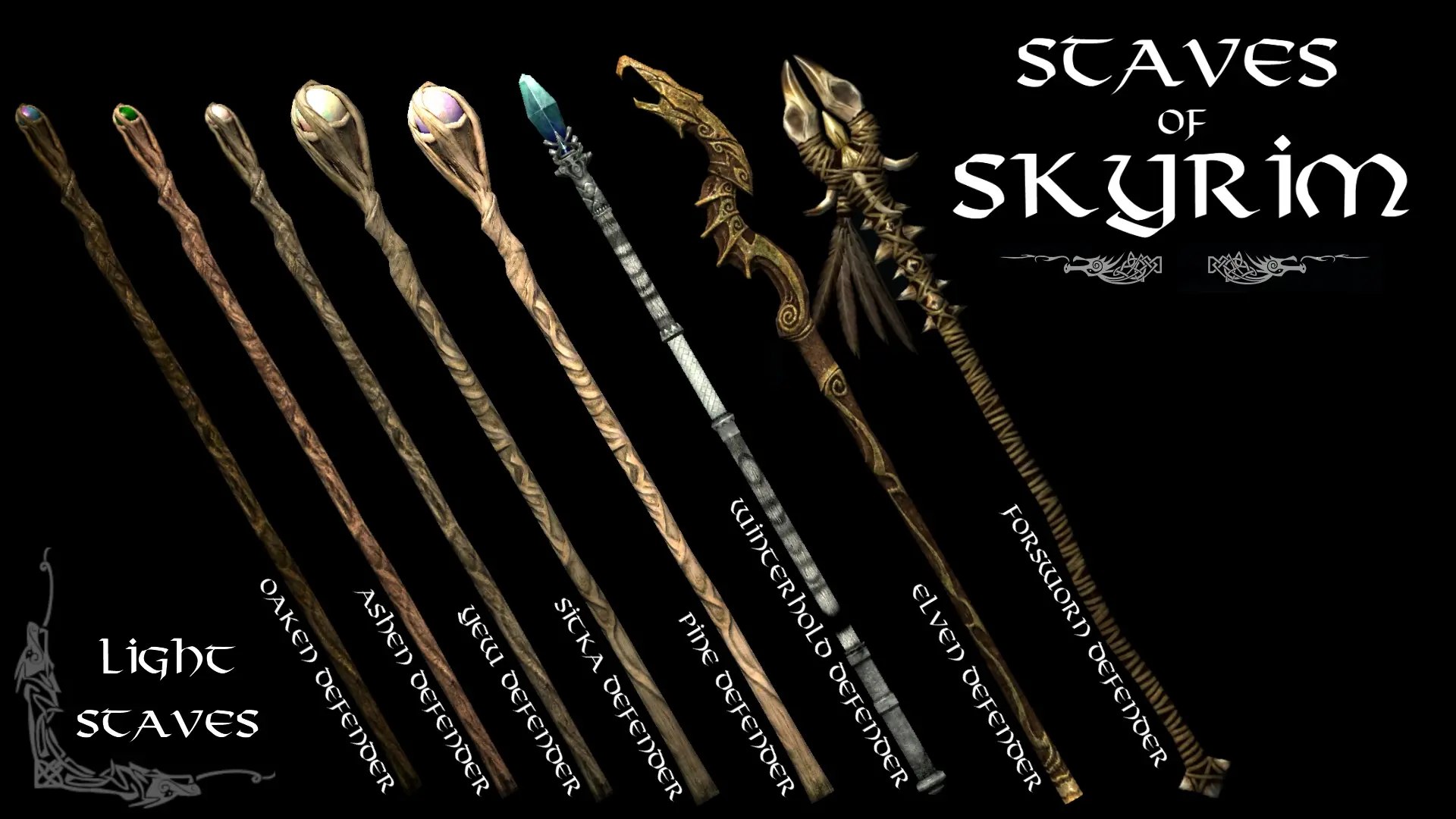 staves of skyrim sse