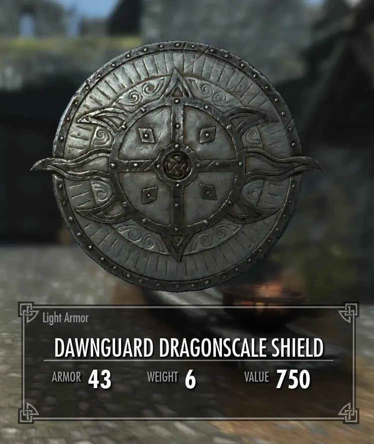 Dawnguard Dragonscale Shield At Skyrim Nexus Mods And Community