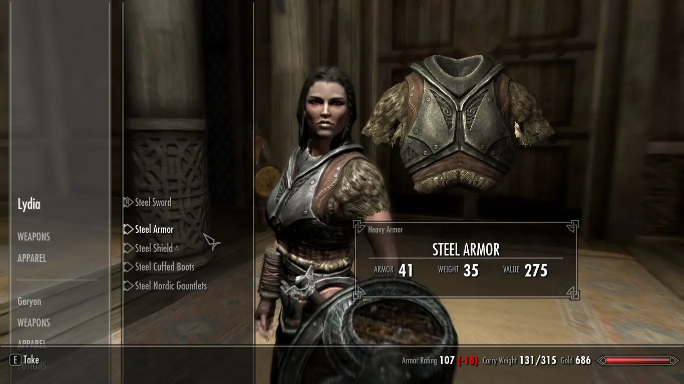 skyrim followers carry weight