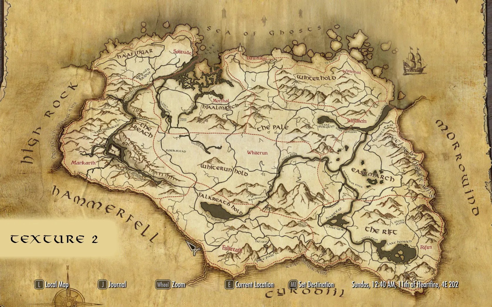 Paper World Map at Skyrim Nexus - mods and community