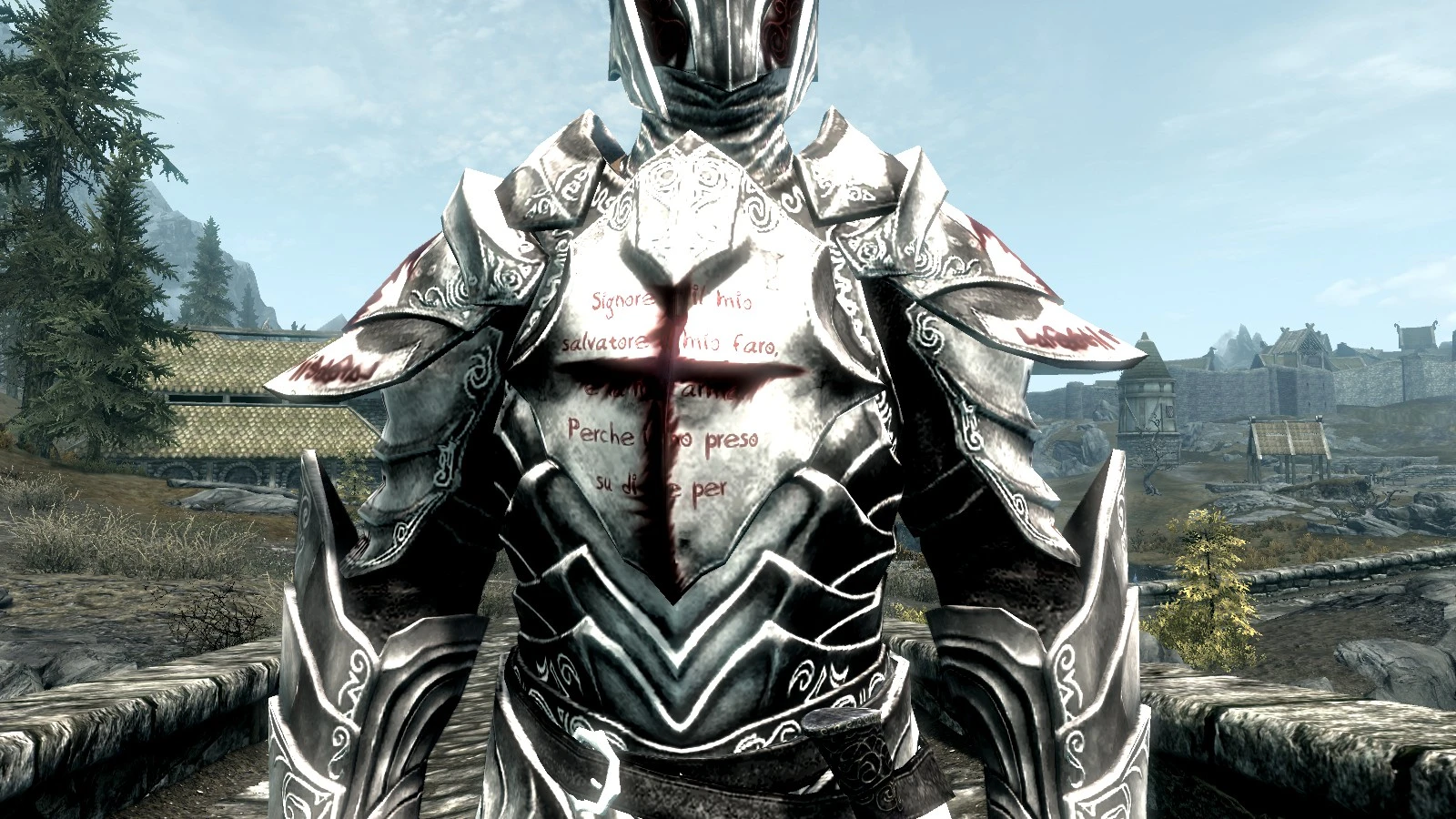 skyrim wallpaper with ebony armor at skyrim nexus mods and community.