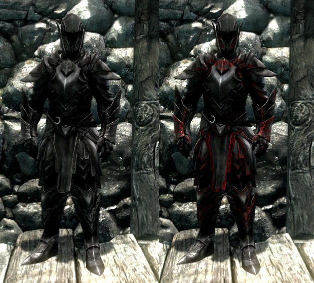 A Red Ebony Armor Retexture at Skyrim Nexus - mods and community