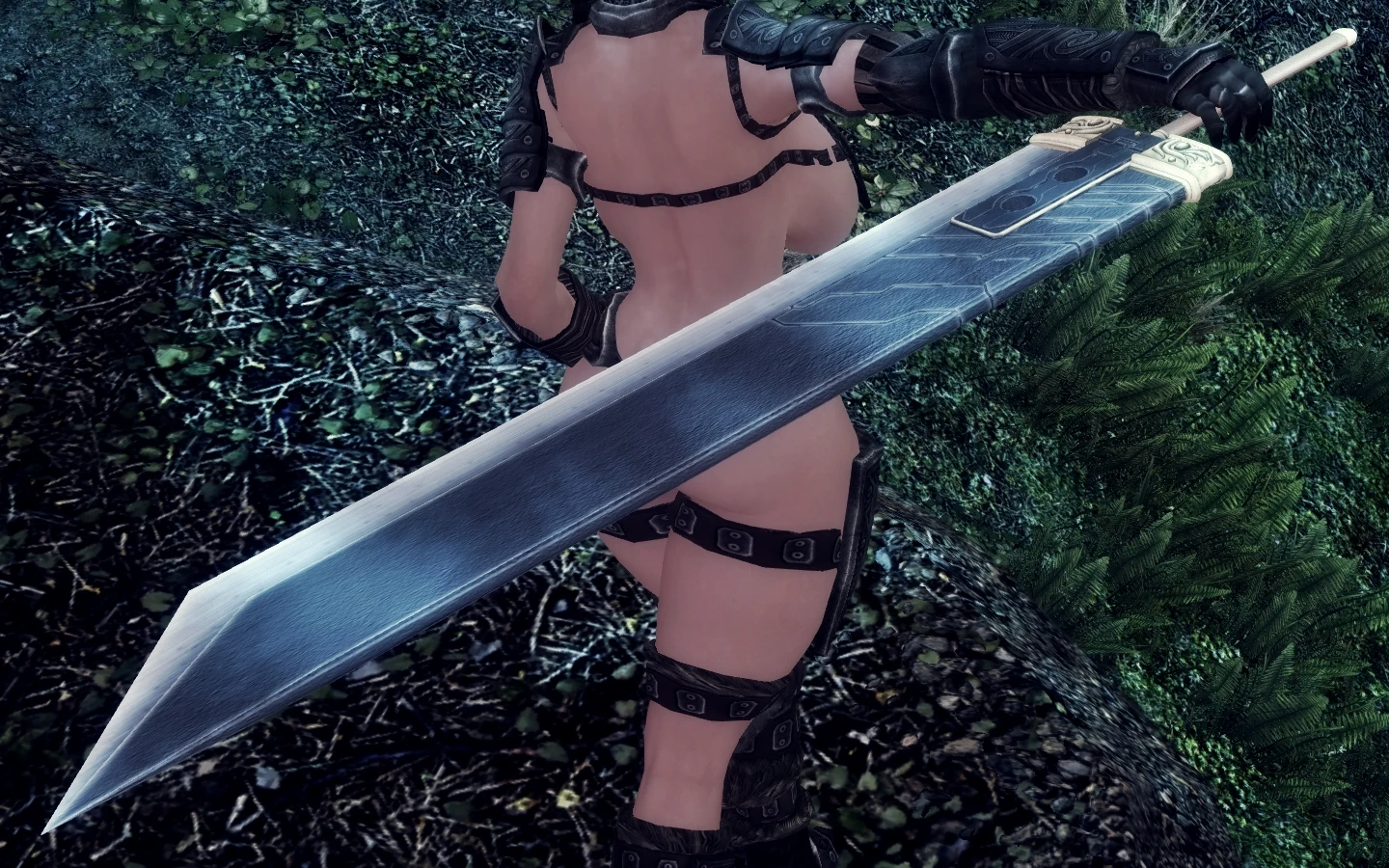 Final Fantasy 7 Crisis Core Buster Sword At Skyrim Nexus Mods And Community