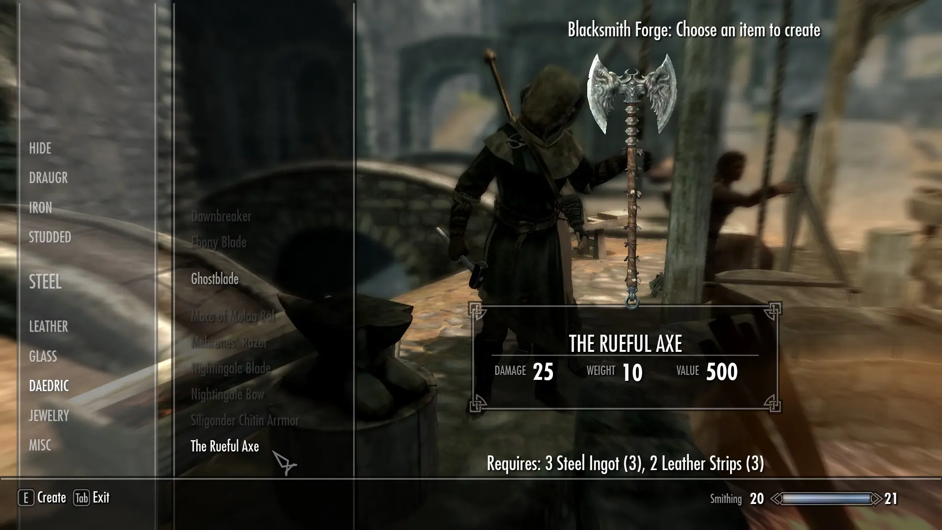 skyrim better unique weapons