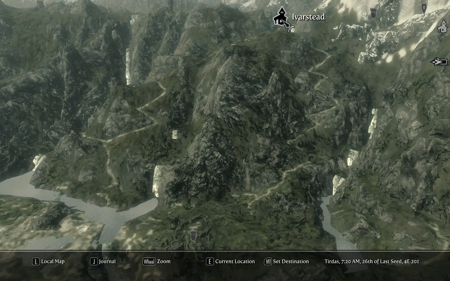 適切な Skyrim 地図 Mod がじゃなたろう