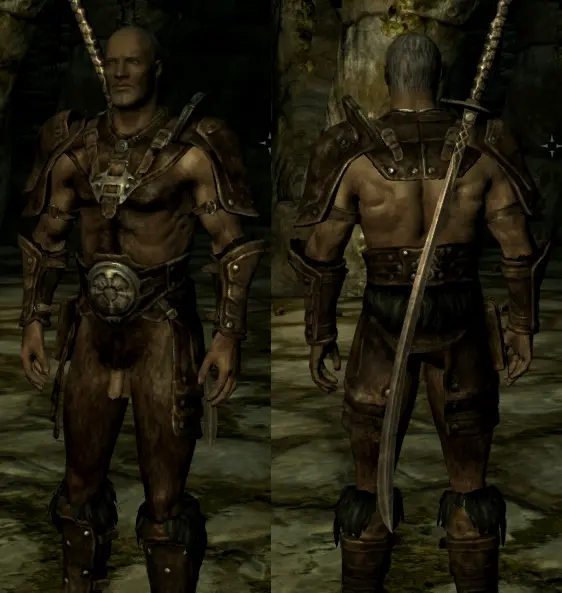 Revealing leather armor - male at Skyrim Nexus - Mods and Community