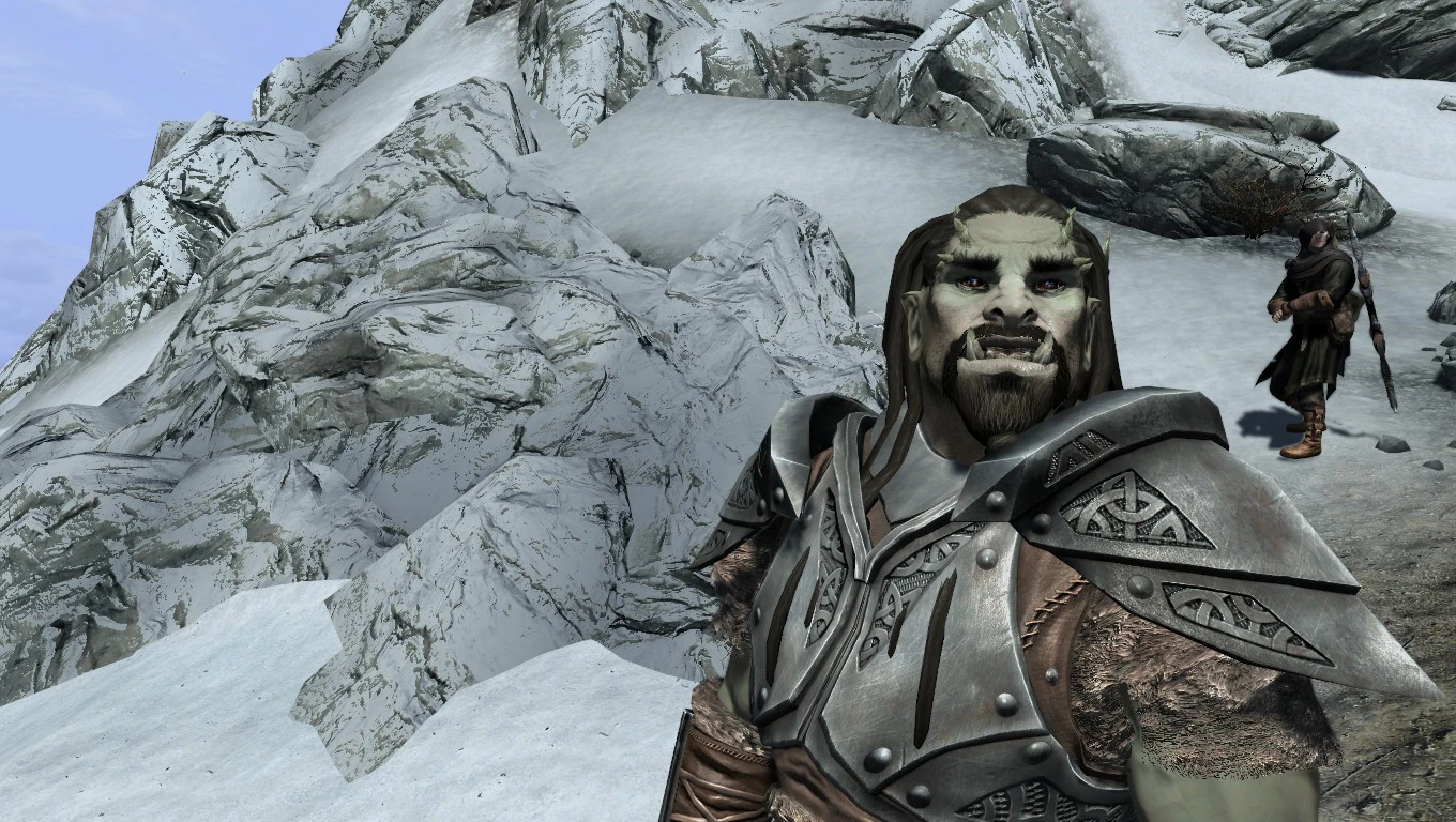 Grognak The Barbarian Orc Follower At Skyrim Nexus - Mods And Community