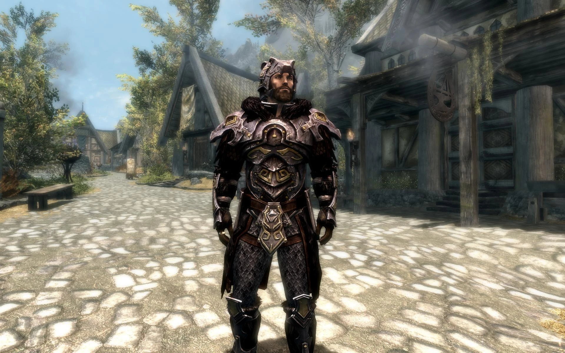 Gilded Nordic Carved Armor At Skyrim Nexus Mods And.