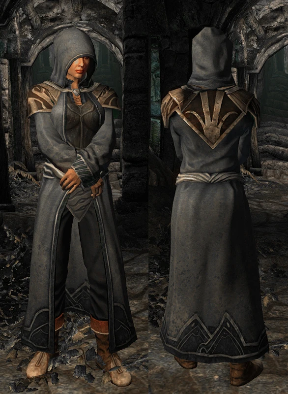 Armored Battlemage Robe and Hood at Skyrim Nexus - mods and community