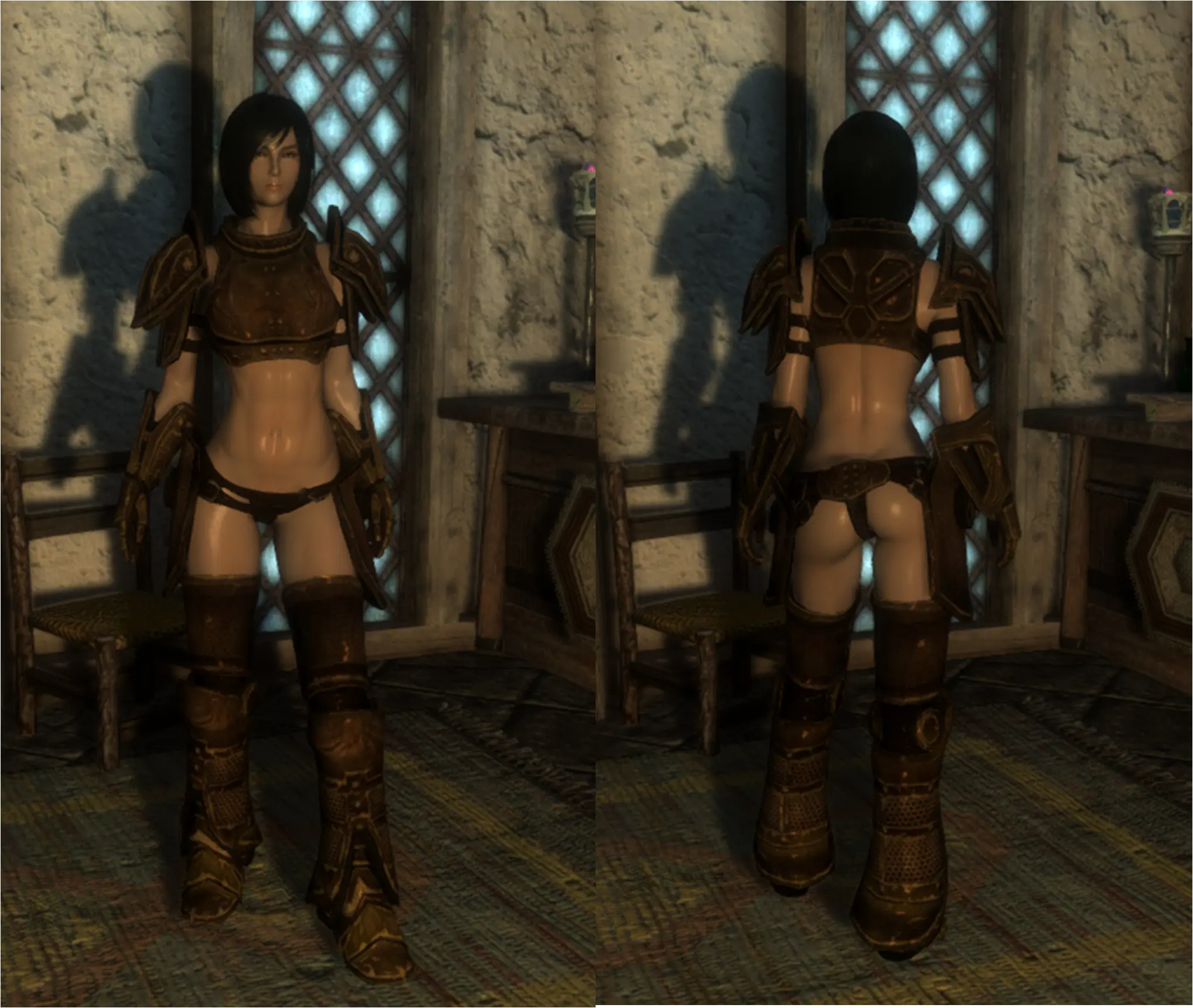 Sexy Vanilla Female Armor For Unp And Sevenbase With Bbp At Skyrim