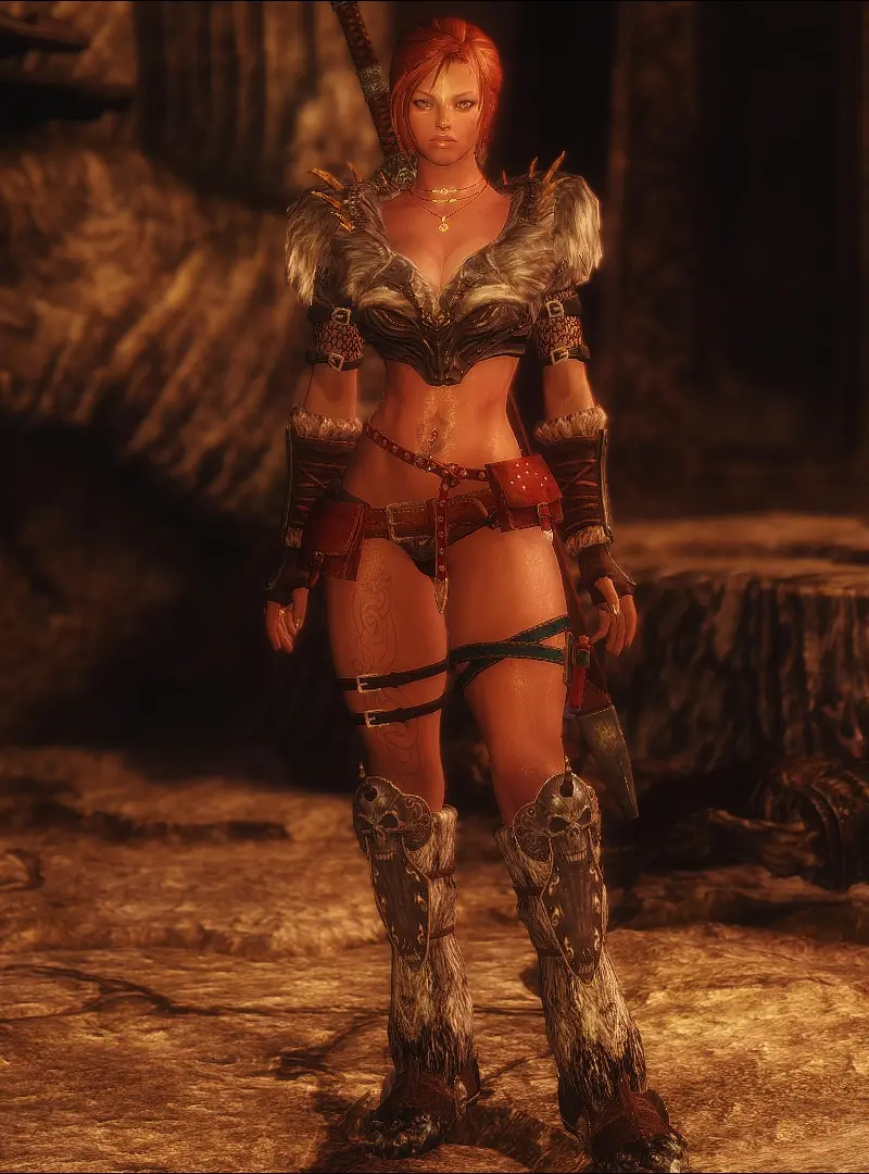 Sexy Vanilla Female Armor For Unp And Sevenbase With Bbp At Skyrim Nexus Mods And Community