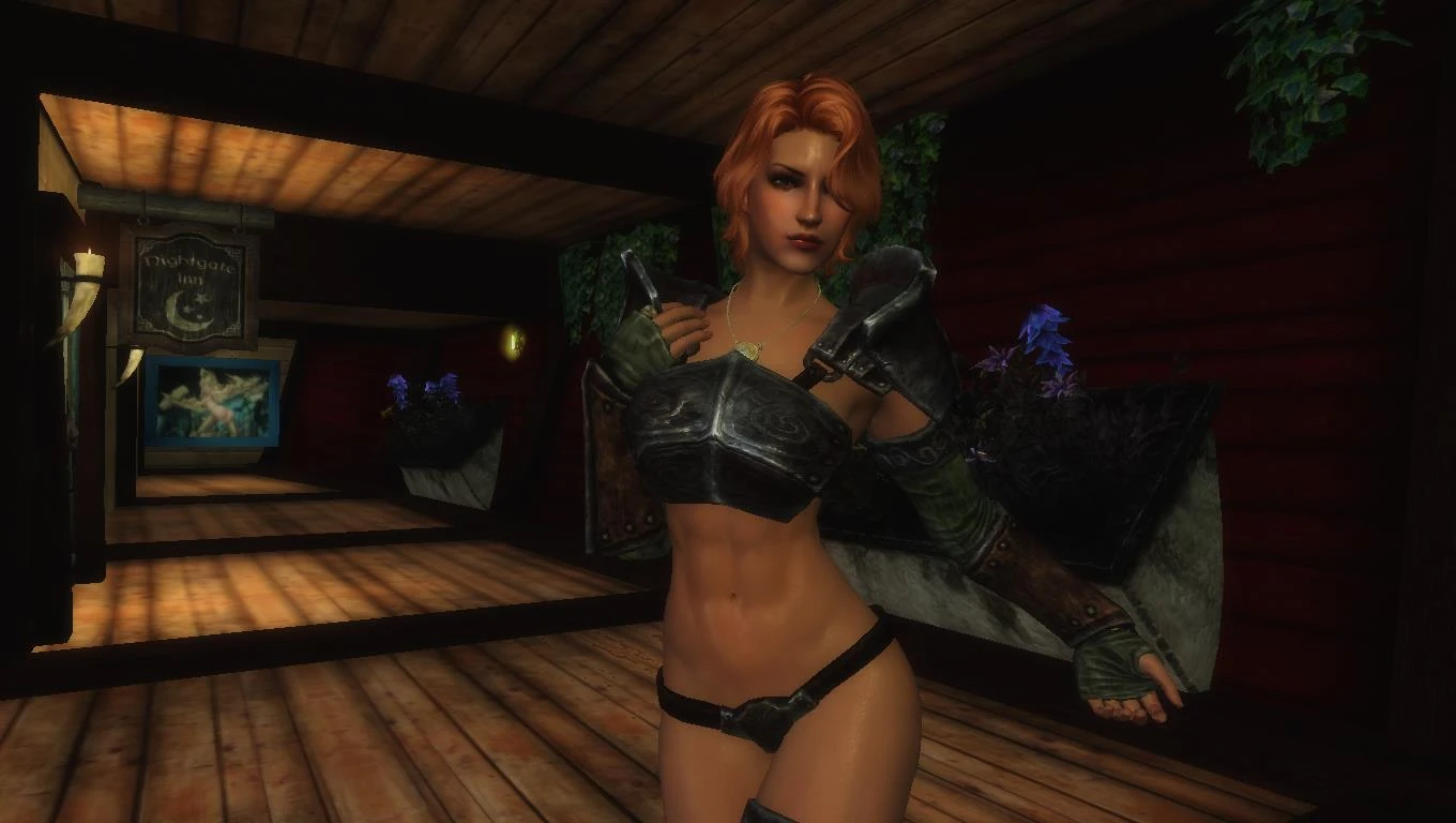 Sexy Vanilla Female Armor For UNP And SevenBase With BBP At Skyrim