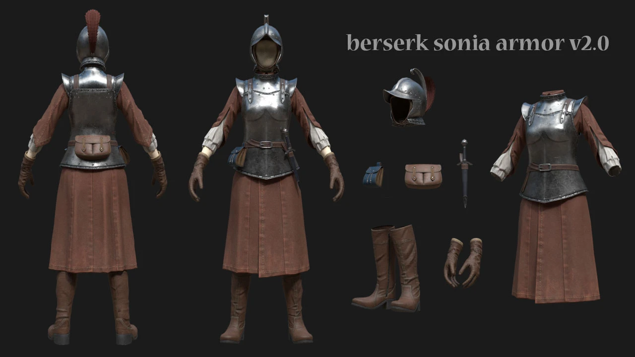 Berserk Sonia Armor at Skyrim Nexus - Mods and Community