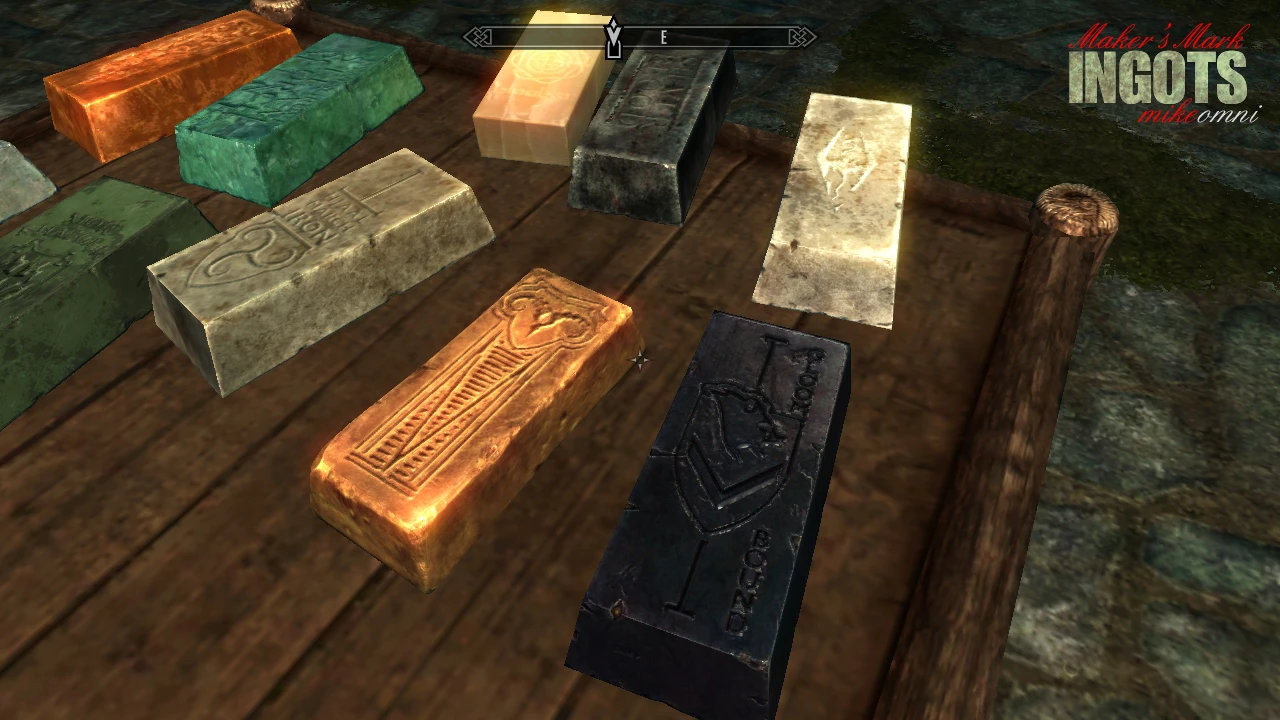 Skyrim Gold Ingot Mod / Convert your gold bars to gold coins! 