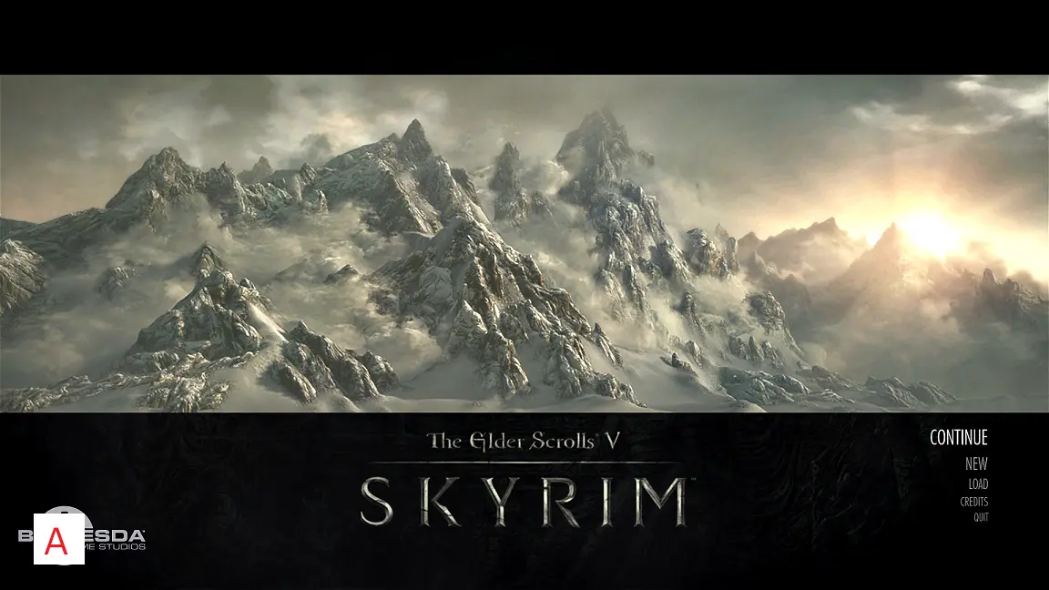 skyrim title screen mod