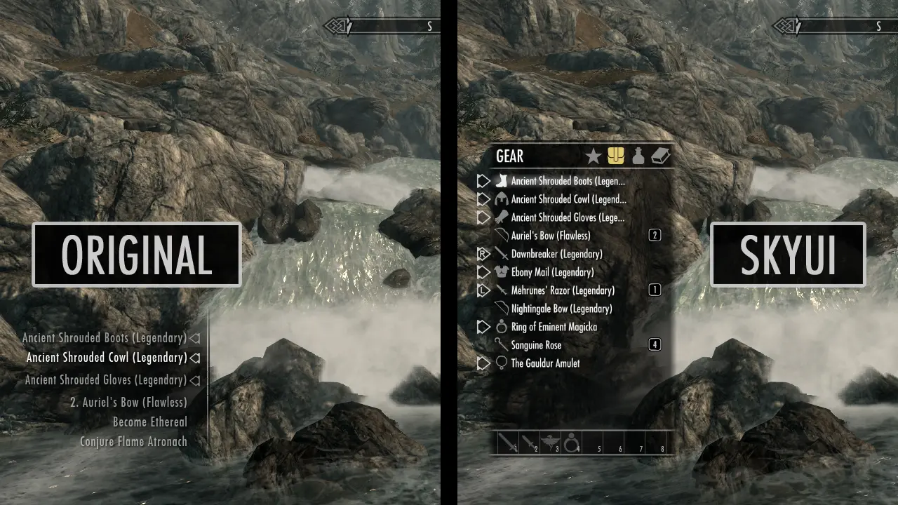 skyrim legendary vs special edition game engine