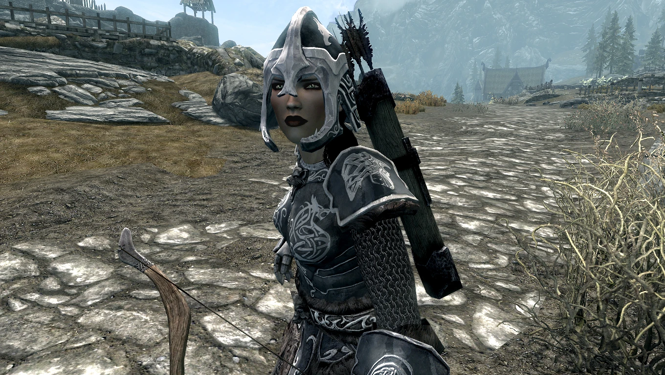 ebony wolf armor re texture at skyrim nexus mods and community.